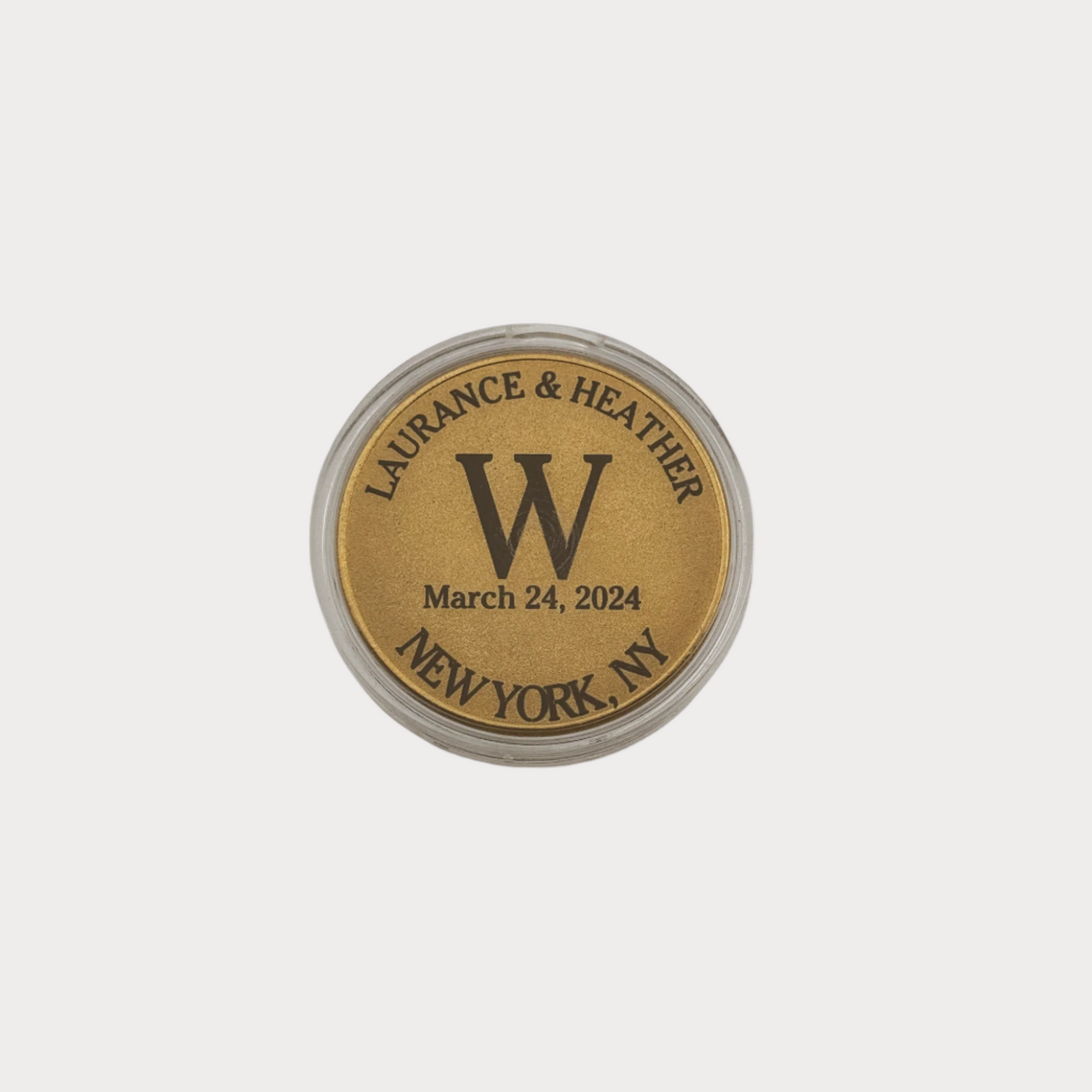 Wedding Brass Coin