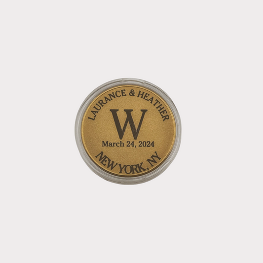 Wedding Brass Coin